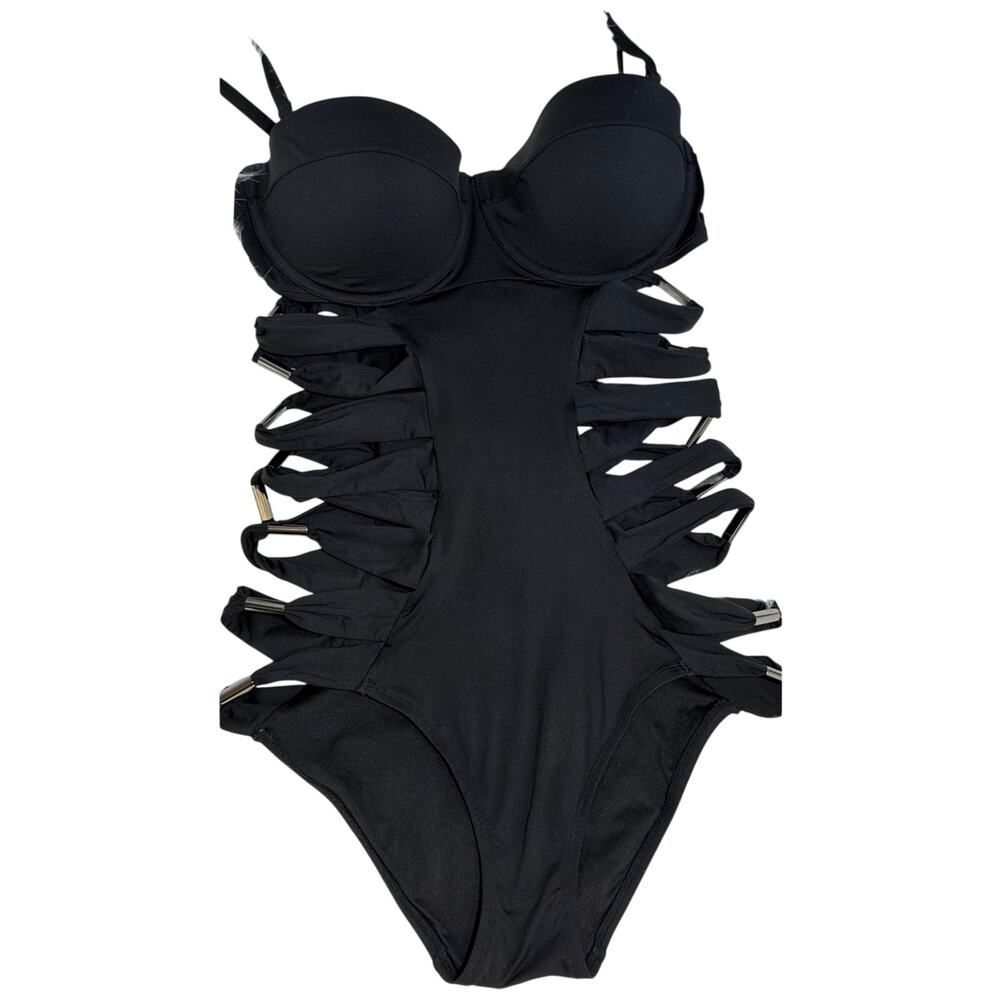 VS 2011 Archival Cut-out Strappy Monokini Swimsuit 36C